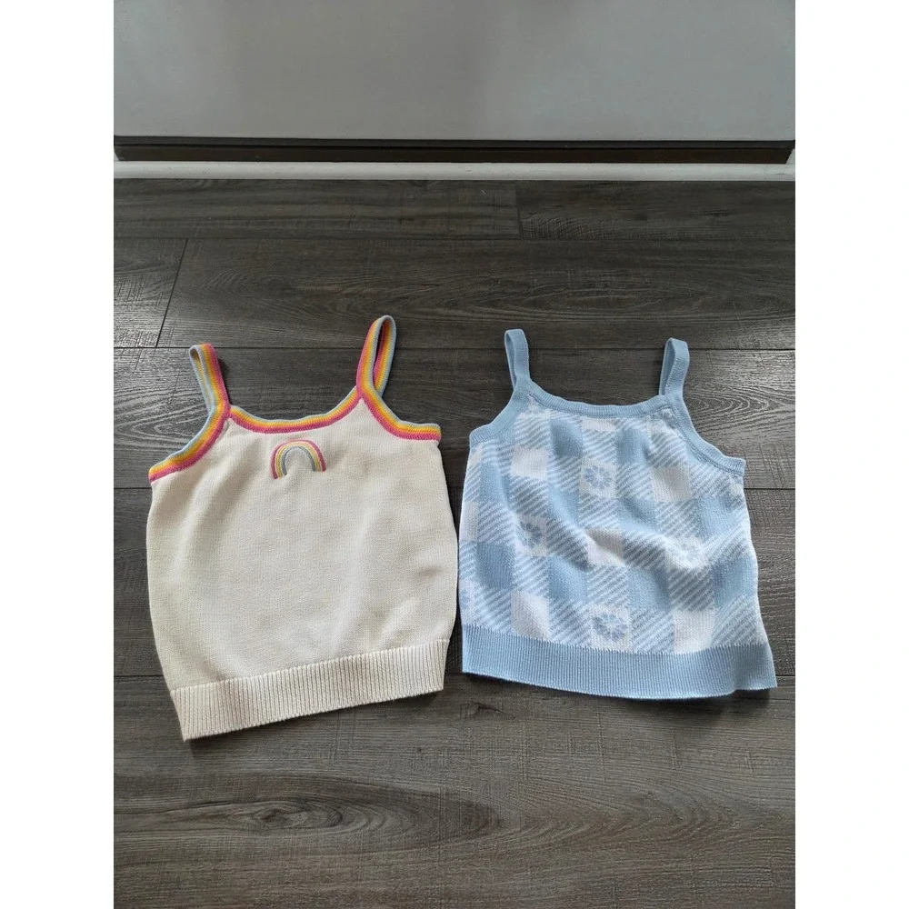 Old‎ navy girls sweater tank top lot size 8